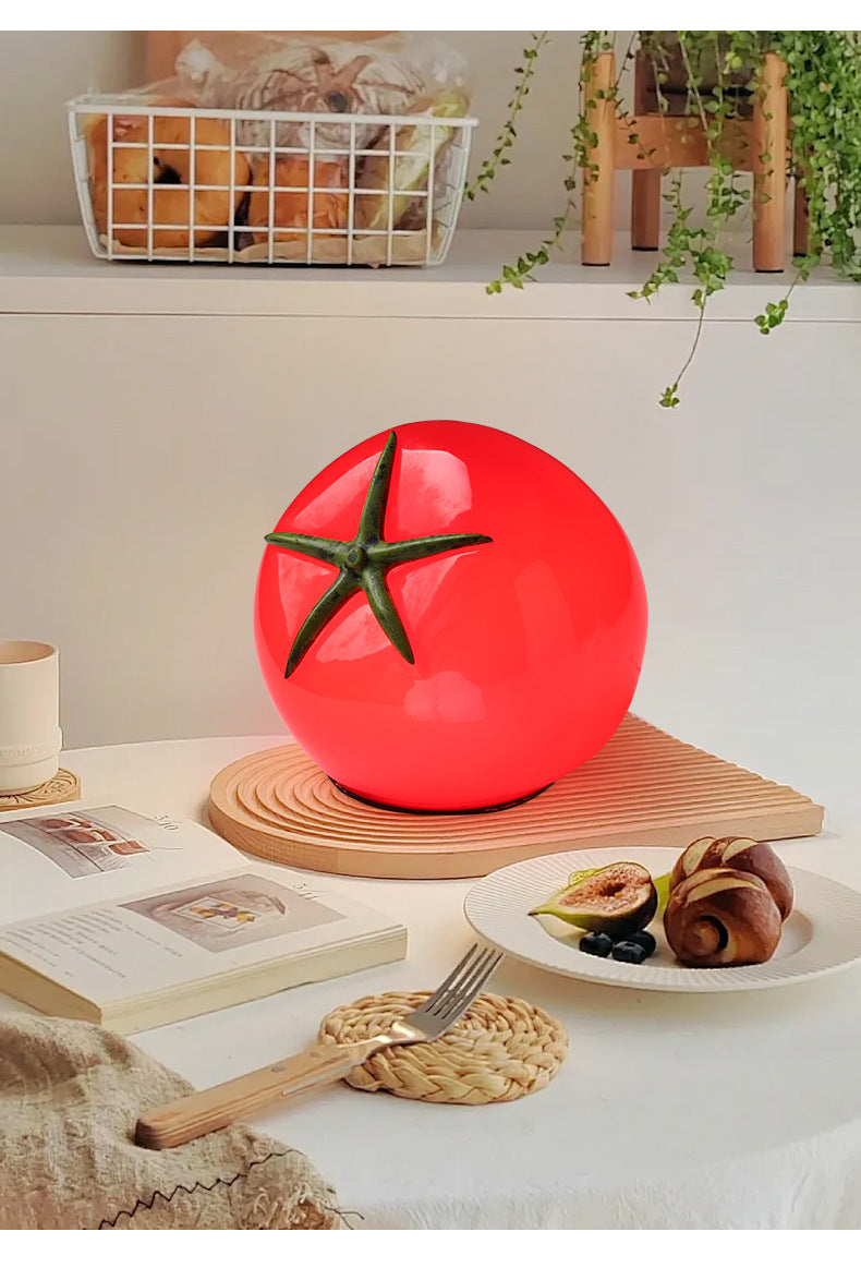 Decorative small lamp tomato night light tomato lamp tabletop decoration