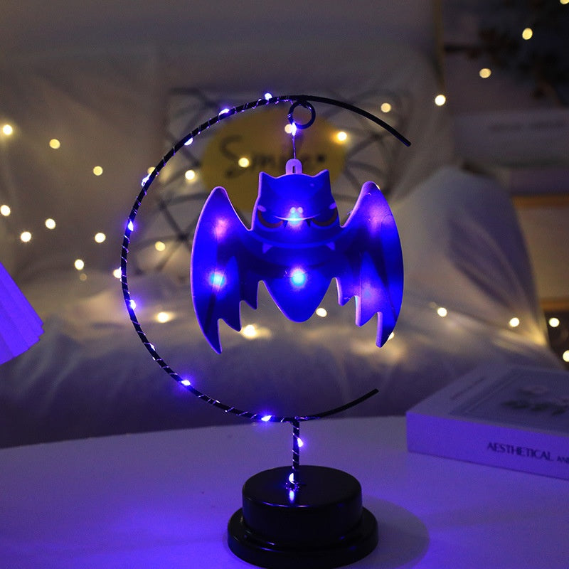 Halloween Iron And Copper Wire Lanterns, Party Atmosphere Decorative Lights