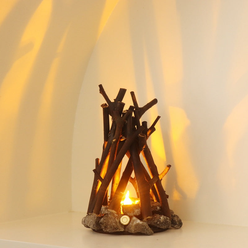 Creative Branch-Shaped Decorative Three-Dimensional Bonfire Ornament