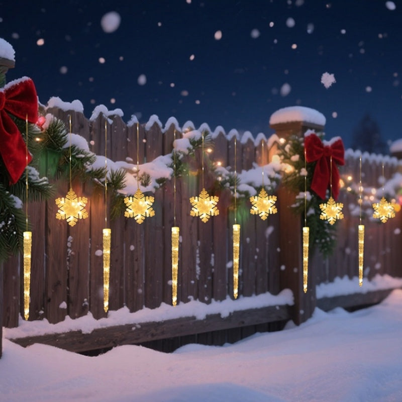 Christmas Atmosphere Snowflake Decorative Lamp