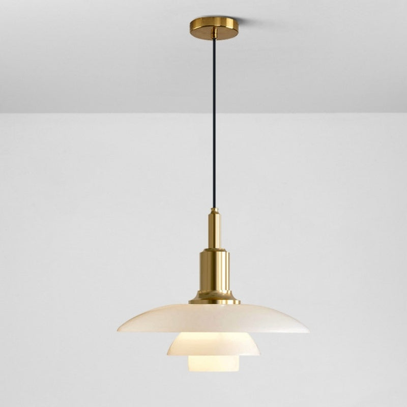 Design-Sense Glass Chandelier For Bedroom And Dining Room