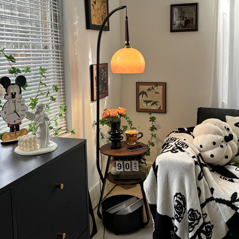 Retro Floor Lamp With Storage Function