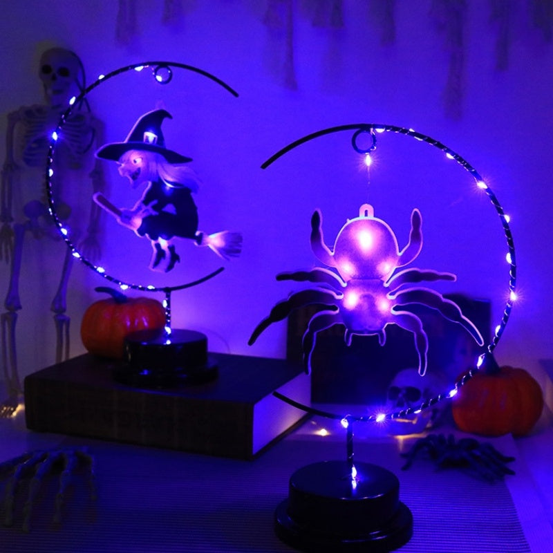 Halloween Iron And Copper Wire Lanterns, Party Atmosphere Decorative Lights