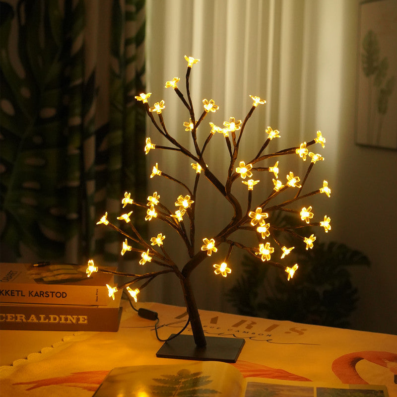 LED Simulation Cherry Blossom Tree Decorative Light