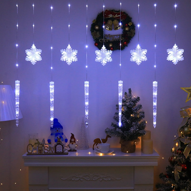 Christmas Atmosphere Snowflake Decorative Lamp