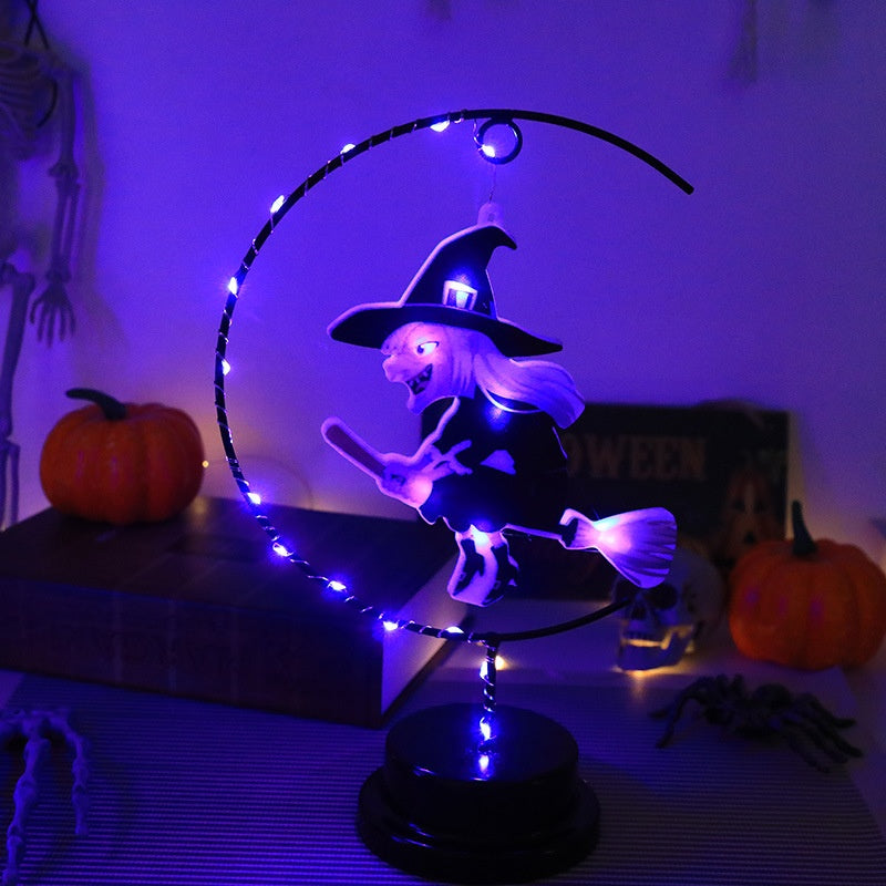 Halloween Iron And Copper Wire Lanterns, Party Atmosphere Decorative Lights