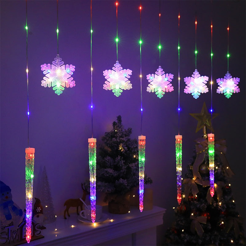 Christmas Atmosphere Snowflake Decorative Lamp