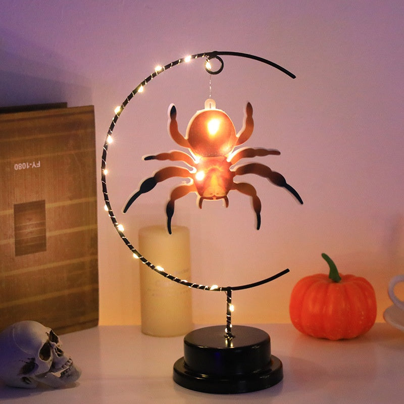 Halloween Iron And Copper Wire Lanterns, Party Atmosphere Decorative Lights