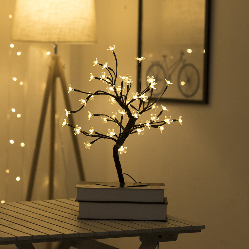 LED Simulation Cherry Blossom Tree Decorative Light