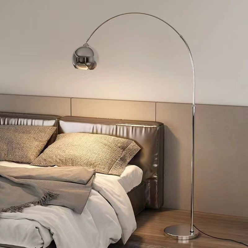 Silver Simple Floor Lamp
