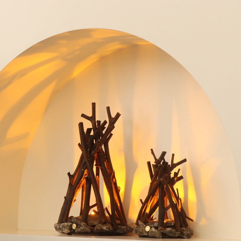 Creative Branch-Shaped Decorative Three-Dimensional Bonfire Ornament