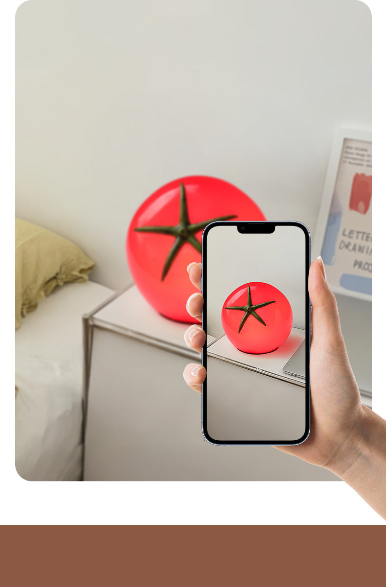 Decorative small lamp tomato night light tomato lamp tabletop decoration