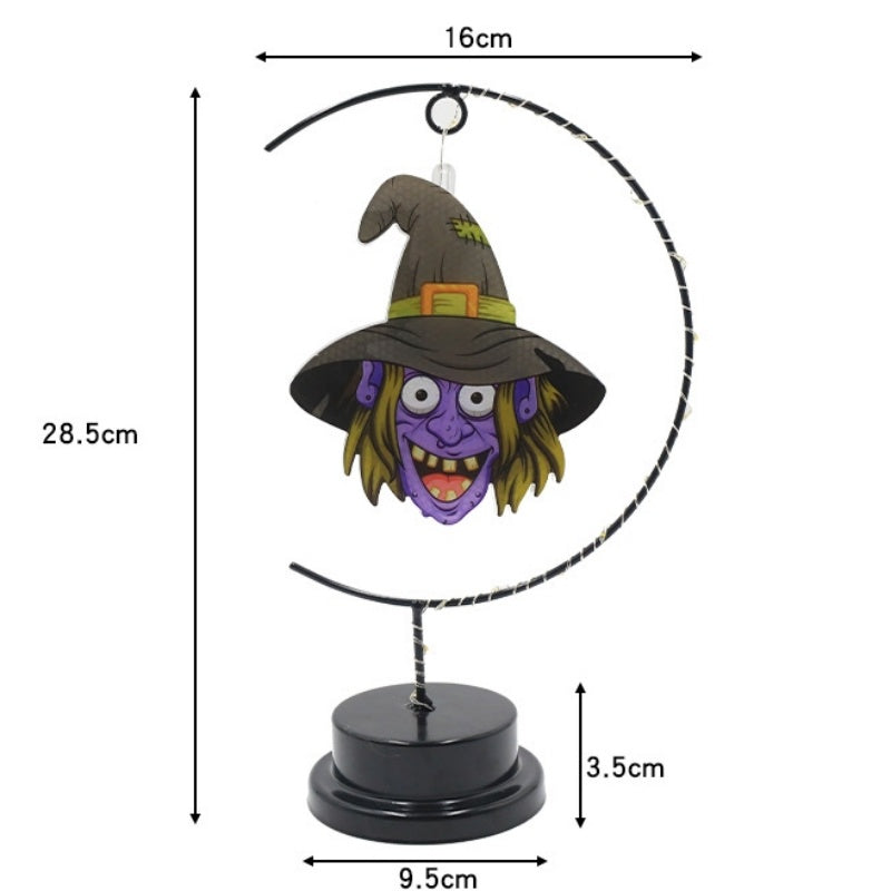Halloween Iron And Copper Wire Lanterns, Party Atmosphere Decorative Lights