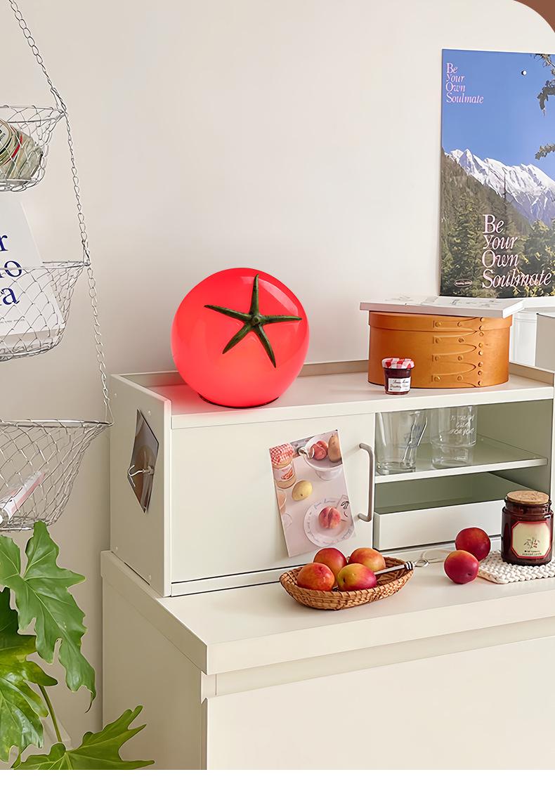 Decorative small lamp tomato night light tomato lamp tabletop decoration