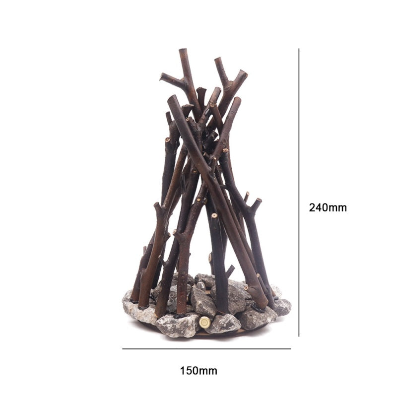 Creative Branch-Shaped Decorative Three-Dimensional Bonfire Ornament