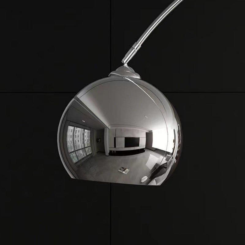 Silver Simple Floor Lamp