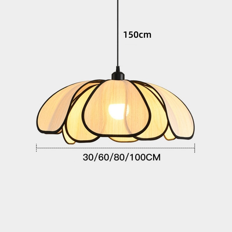 Medieval Style Artistic High-End Petal Chandelier