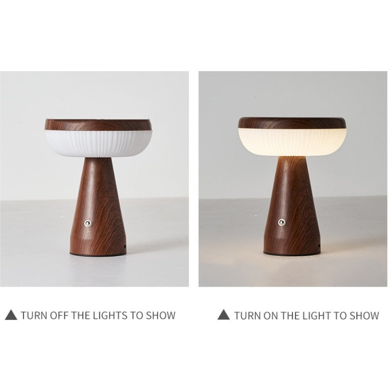 Mushroom Night Light, Simple Bedroom Bedside Charging Atmosphere Table Lamp