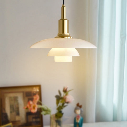 Design-Sense Glass Chandelier For Bedroom And Dining Room