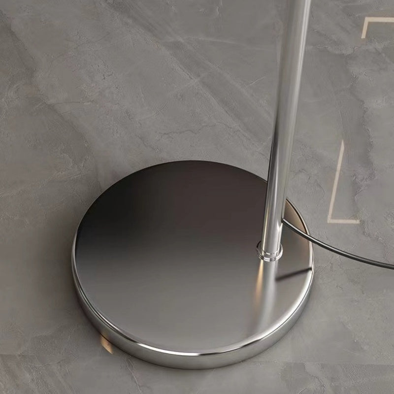 Silver Simple Floor Lamp