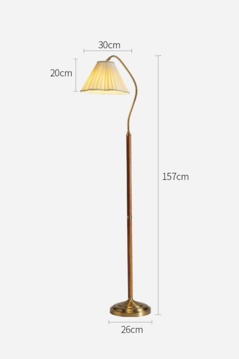 Retro Fabric Floor Lamp