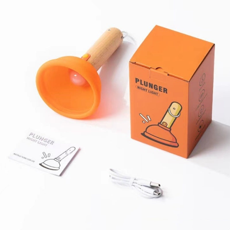 Toilet Plunger Night Lamp