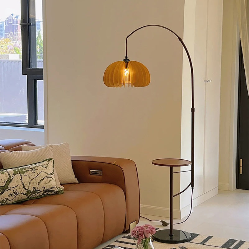 Retro Pumpkin Floor Lamp