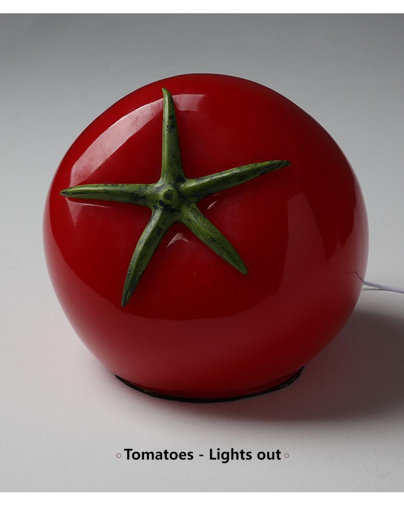 Decorative small lamp tomato night light tomato lamp tabletop decoration