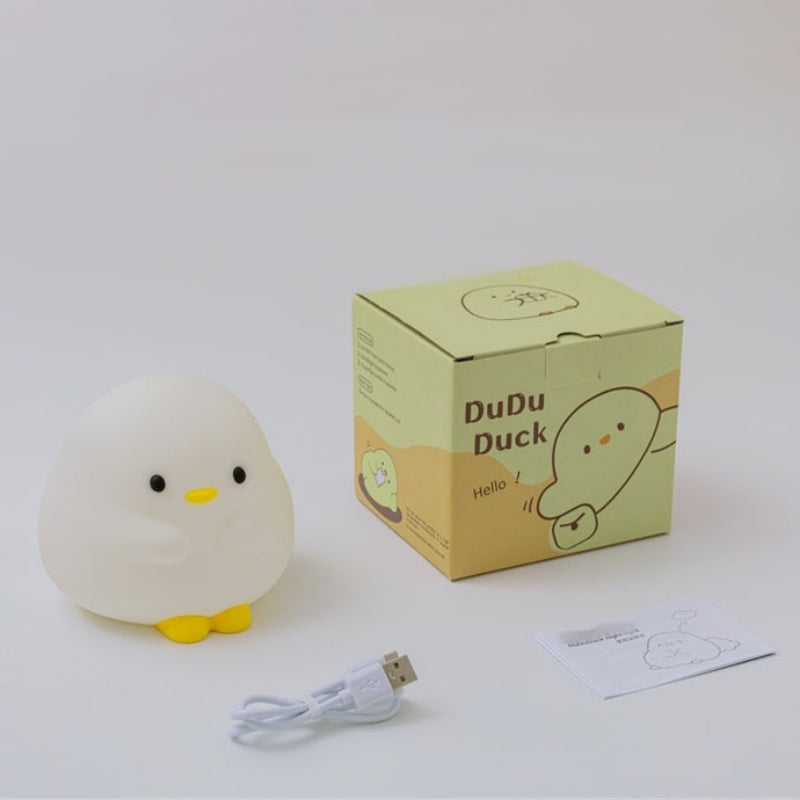 DuDu Duck Silicone Bedroom Night Light