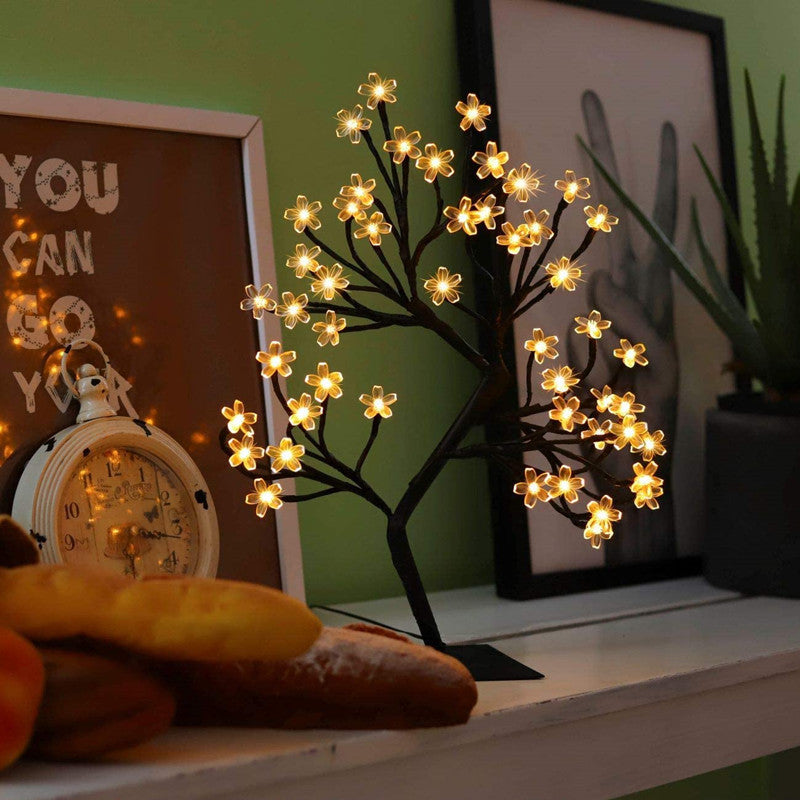 LED Simulation Cherry Blossom Tree Decorative Light