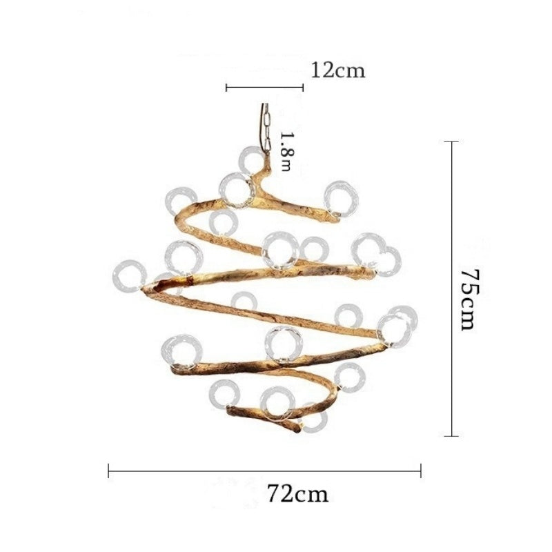 Simulated Retro Branch Chandelier Living Room And Dining Room