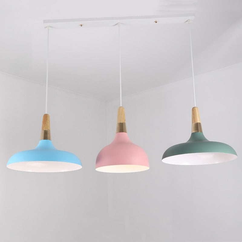 Modern And Simple Macaron Light Living Room And Dining Room