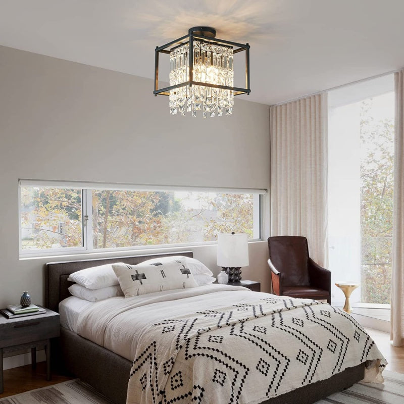 Crystal Chandelier Bedroom Dining Room Kitchen Minimalistic