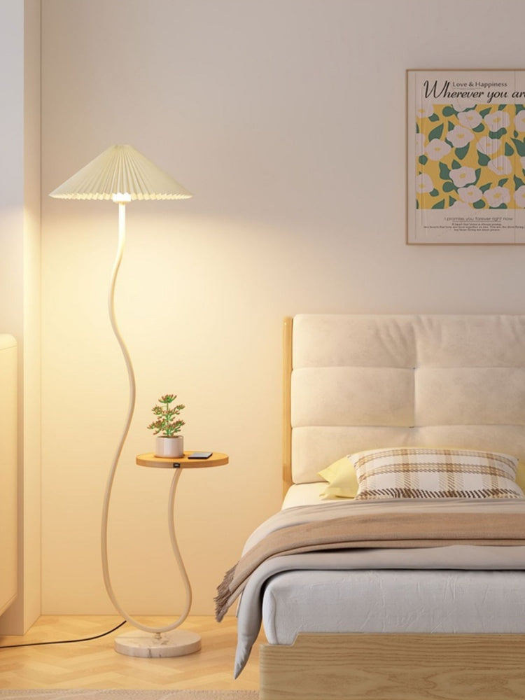 Retro Floor Lamp With Coffee Table
