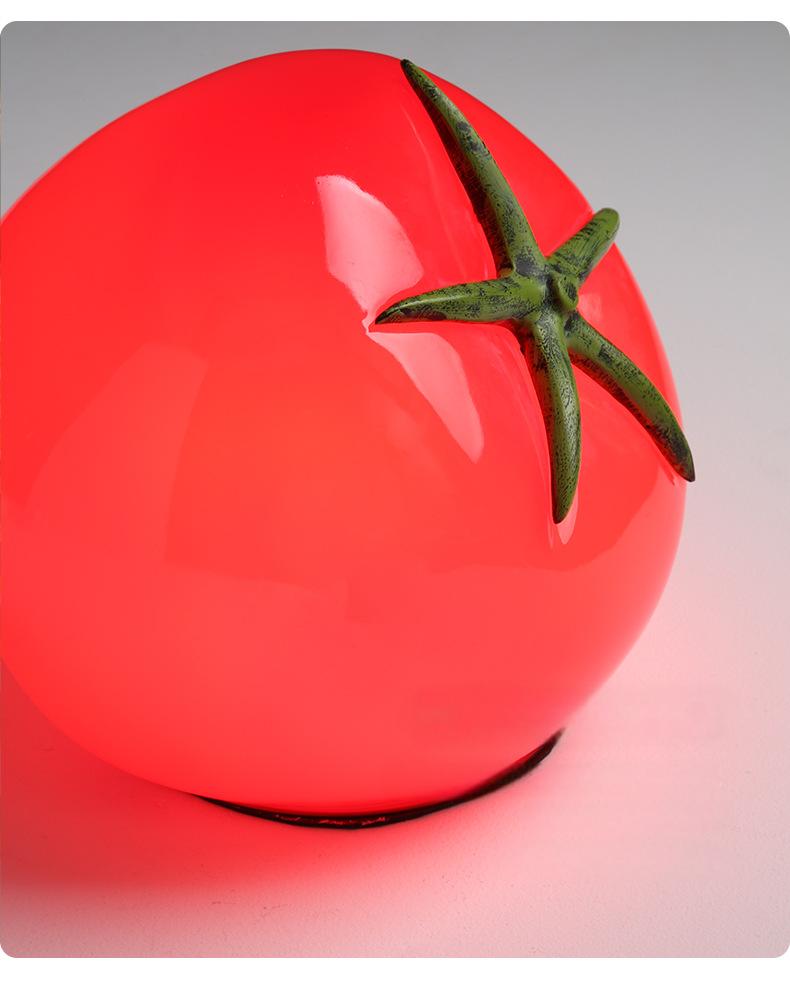Decorative small lamp tomato night light tomato lamp tabletop decoration