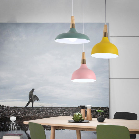 Modern And Simple Macaron Light Living Room And Dining Room