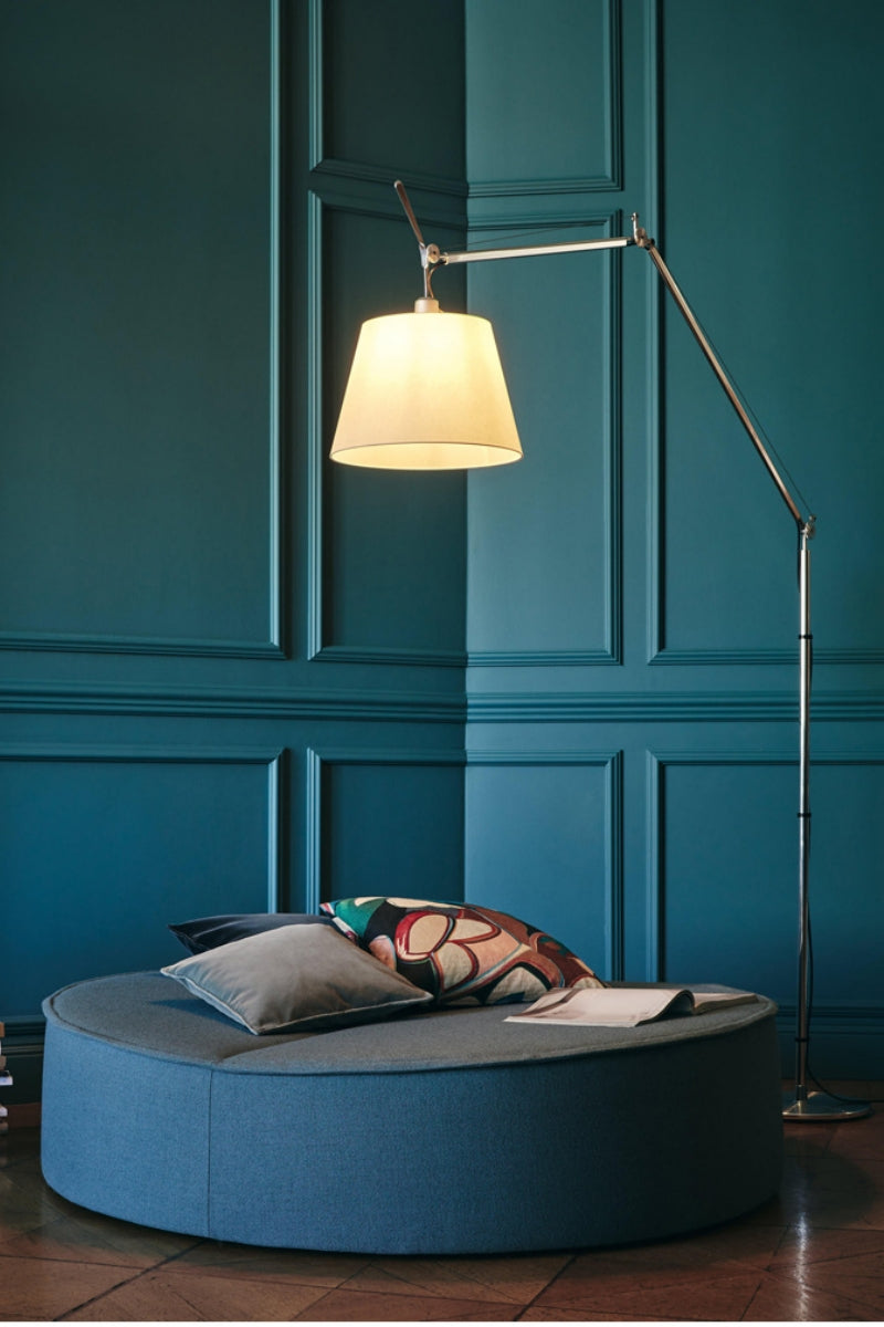 Simple Swing Arm Floor Lamp