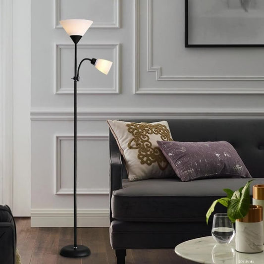 Modern simple Nordic creative bedroom study living room sofa led floor lamp