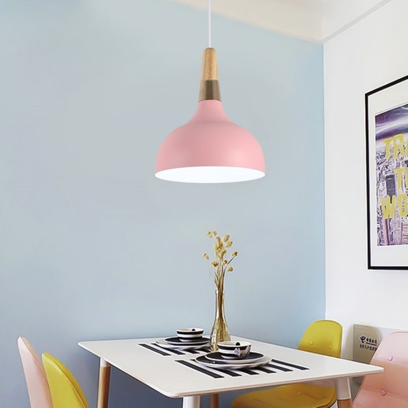 Modern And Simple Macaron Light Living Room And Dining Room