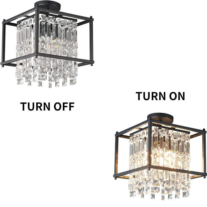 Crystal Chandelier Bedroom Dining Room Kitchen Minimalistic