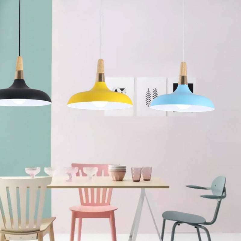 Modern And Simple Macaron Light Living Room And Dining Room