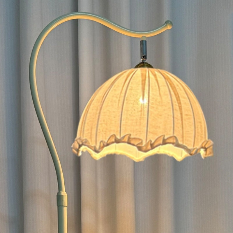 Cream-Style Bedside Table Floor Lamp