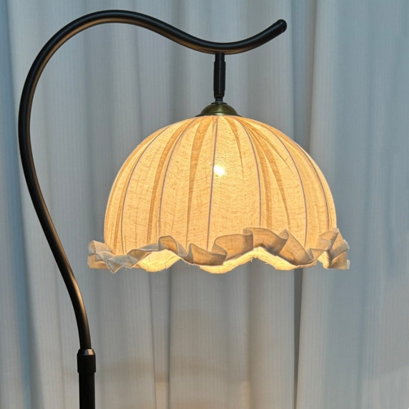 Medieval Style Bedside Table Floor Lamp