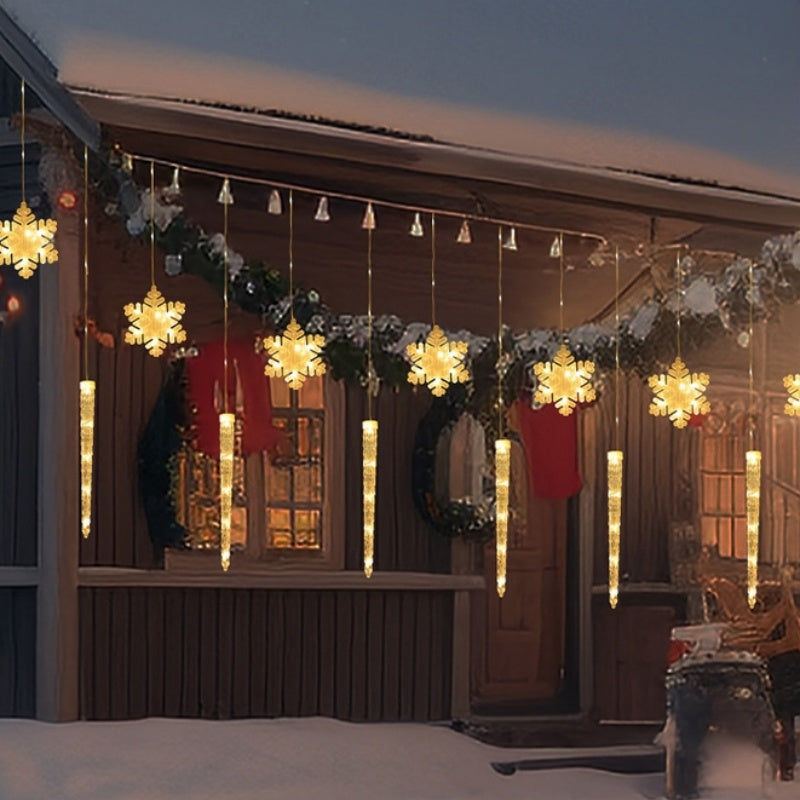 Christmas Atmosphere Snowflake Decorative Lamp