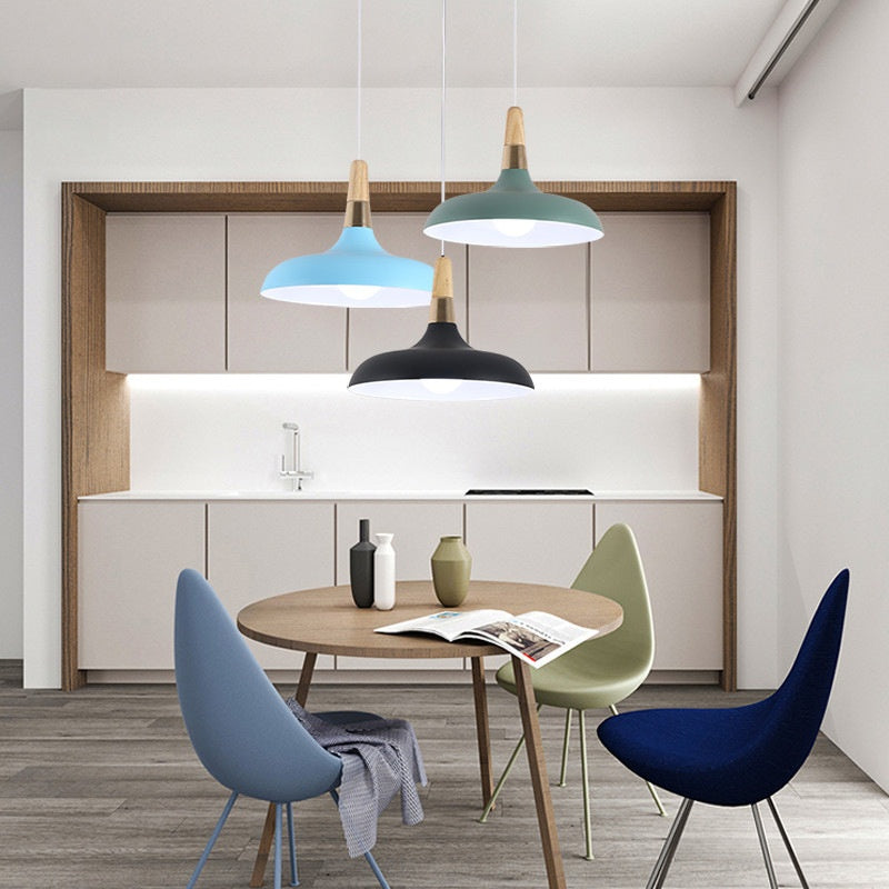 Modern And Simple Macaron Light Living Room And Dining Room
