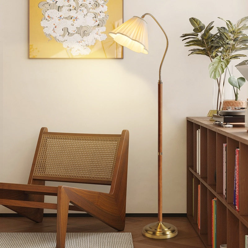 Retro Fabric Floor Lamp