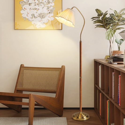 Retro Fabric Floor Lamp
