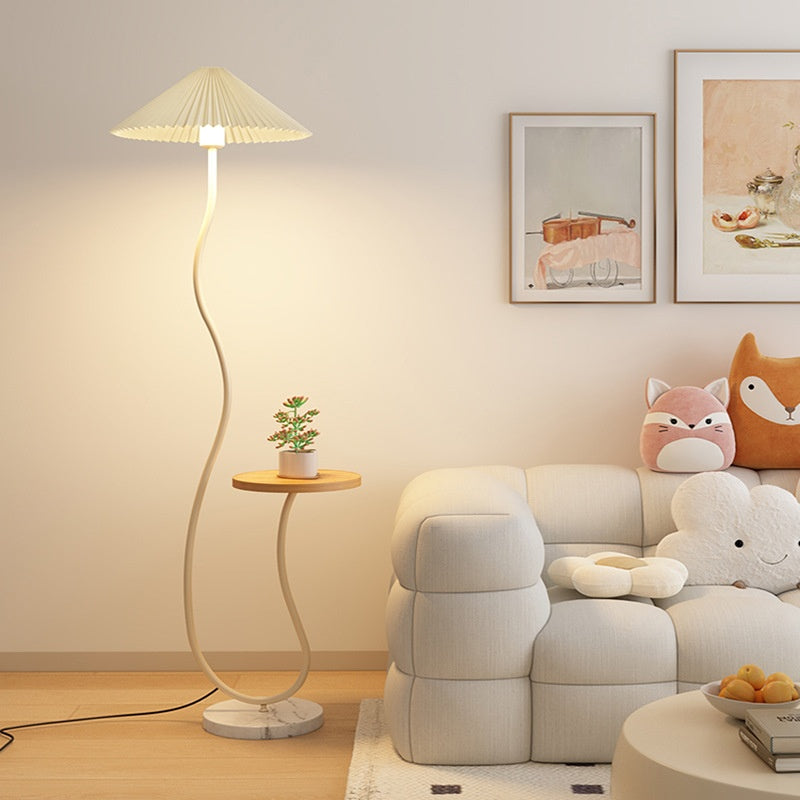 Retro Floor Lamp With Coffee Table