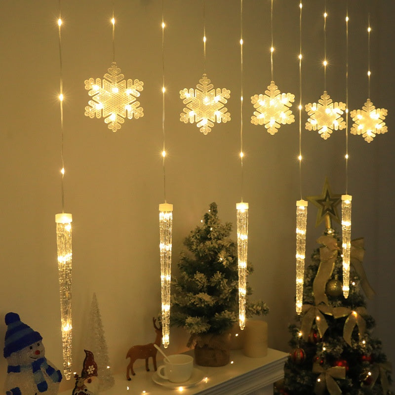 Christmas Atmosphere Snowflake Decorative Lamp