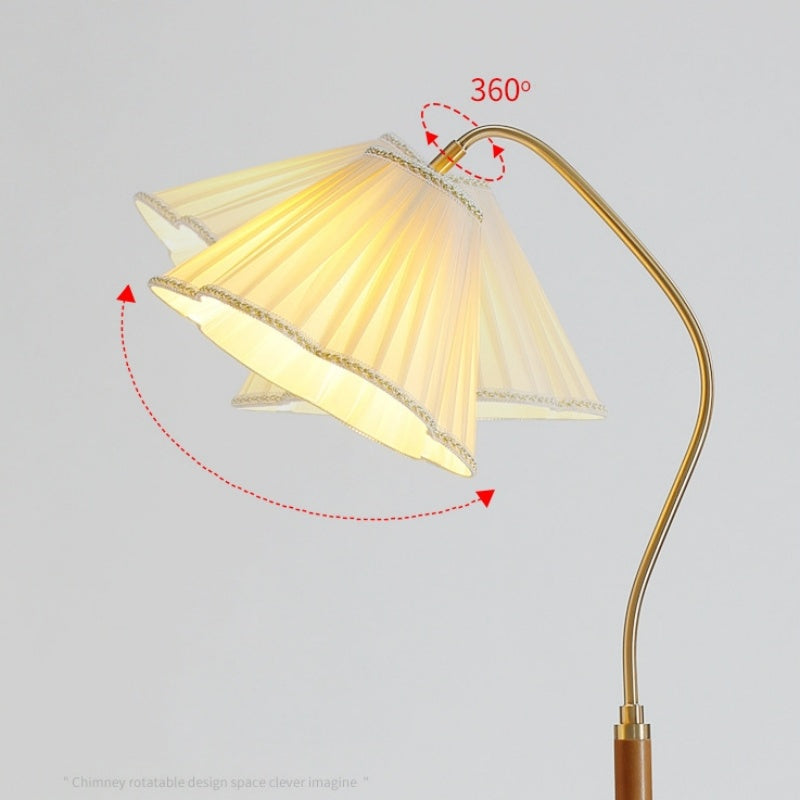 Retro Fabric Floor Lamp